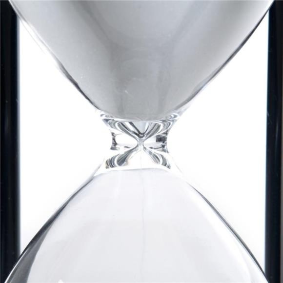 60 Minutes Hourglass, Wood Sand Timer White - Picture 3 of 6